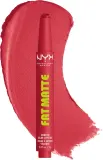 Помада для губ NYX Professional Makeup Fat Matte Smooth Color матовая кремовая в стике с кнопкой, 2 г, оттенок 10 - Flamingo Feather — фото 1