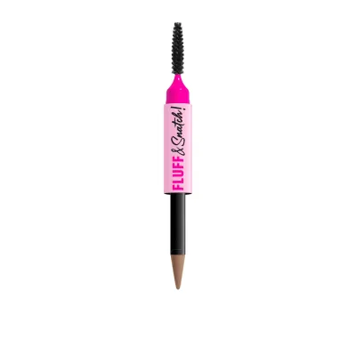 Карандаш для бровей NYX Professional Makeup Fluff Snatch пудровый, со встроенным спонжем, 1 г