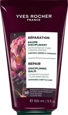 Бальзам для волос Yves Rocher Repair Disciplining Balm восстанавливающий, с артишоком, 150 мл