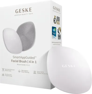 Щёточка для лица Geske Facial Brush 4 In 1, пудровая, 1 шт
