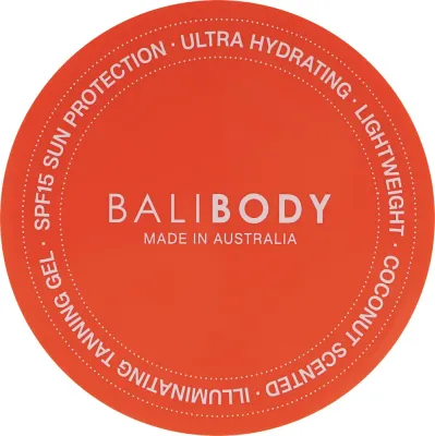 Bali Body Shimmering Tanning Gel SPF15 гель для загара бронзирующий с мерцающими частицами и ароматом кокоса 150 мл