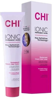 Краска для волос Chi Ionic Permanent Shine Hue Definition Technology Hair Color без аммиака, стойкая, 85 г, оттенок 50-3R - Darkest Natural Red Brown
