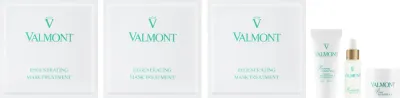 Valmont Post-Procedure Spa Retail Set набор после косметических процедур: коллагеновая маска 3 x 35 г, увлажняющий бустер 10 мл, два крема для лица и косметичка