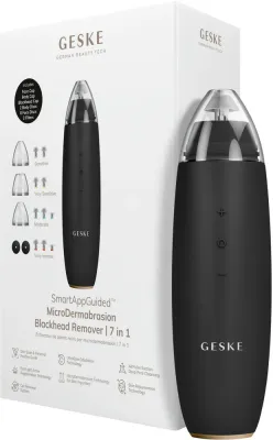 Прибор для удаления чёрных точек Geske MicroDermabrasion Blackhead Remover 7 в 1, серый, 1 шт