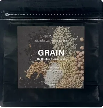 Lindsay Modeling Mask маска для лица альгинатная Grain 400 г, моделирующая маска в порошке