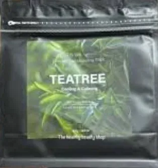 Lindsay Modeling Mask Tea Tree альгинатная маска для лица с чайным деревом и центеллой, моделирующая, для салонного и домашнего ухода 400 г