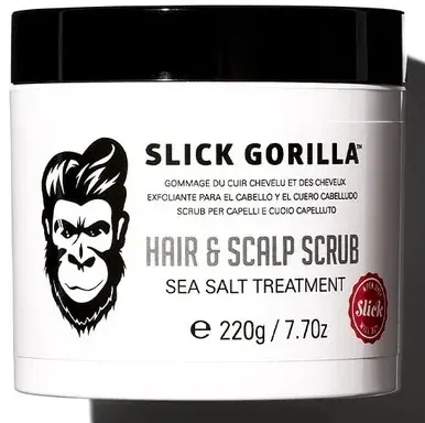 Пилинг для кожи головы Slick Gorilla Hair and Scalp Scrub глубоко очищающий, для волос и кожи головы, 220 г