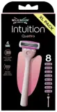 Бритва Wilkinson Sword Intuition Quattro, четыре лезвия, с 8 сменными кассетами, 1 шт — фото 1