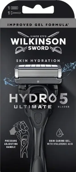 Бритва Wilkinson Sword Hydro 5 Ultimate, с увлажняющим гелем, 1 сменная кассета