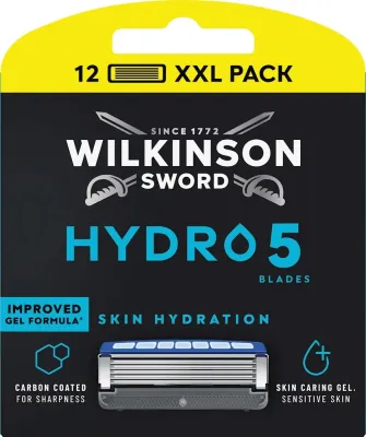 Сменные кассеты для бритвенного станка Wilkinson Sword Hydro 5 Skin Hydration, 12 шт