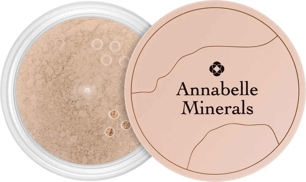 Минеральная пудровая тональная основа Annabelle Minerals Powder матирующая, 10 г, оттенок Natural Fairest