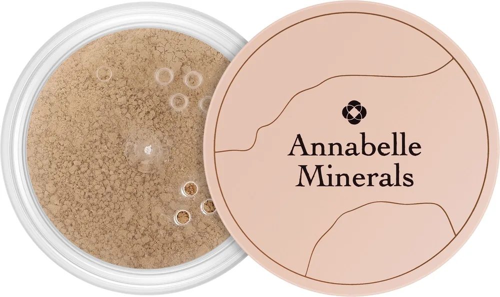 Минеральная пудровая тональная основа Annabelle Minerals Powder матирующая, 10 г, оттенок Pure Fairest