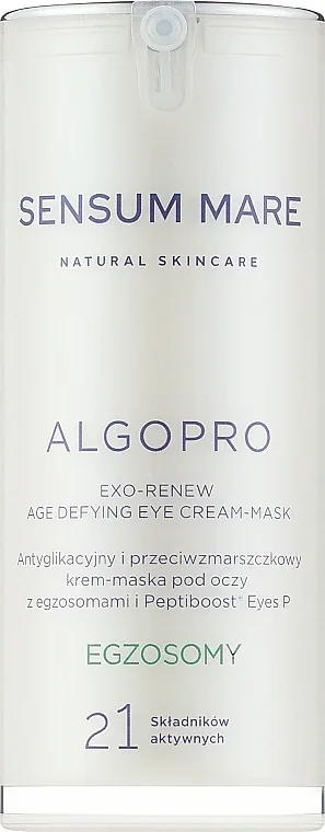 Крем-маска для кожи вокруг глаз с пептидом Sensum Mare Algopro Egzosomy Eye Cream-Mask 15 мл