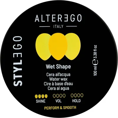 Воск для волос Alter Ego Italy Stylego Wet Shape на водной основе, с эффектом мокрых волос, 100 мл