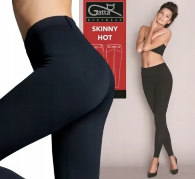 Леггинсы женские Gatta Skinny Hot, чёрные