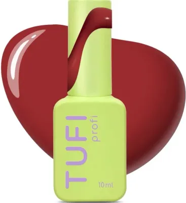 Гель-лак для ногтей Tufi Profi Pantone Collection высокопигментированный, самовыравнивающийся, 10 мл, оттенок 20 - Lava Falls