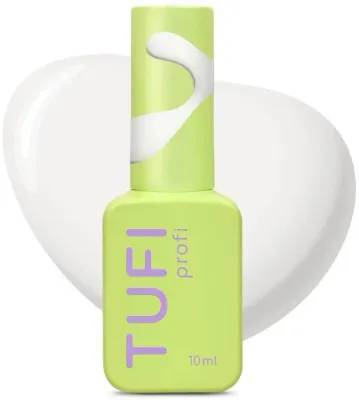 Гель-лак для ногтей Tufi Profi Pantone Collection высокопигментированный, самовыравнивающийся, 10 мл, оттенок 13 - Cloud Dancer