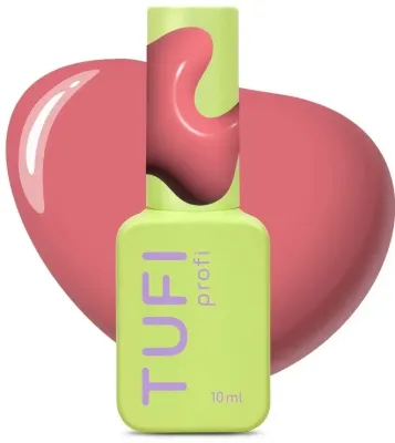 Гель-лак для ногтей Tufi Profi Pantone Collection высокопигментированный, самовыравнивающийся, 10 мл, оттенок 14 - Tea Rose