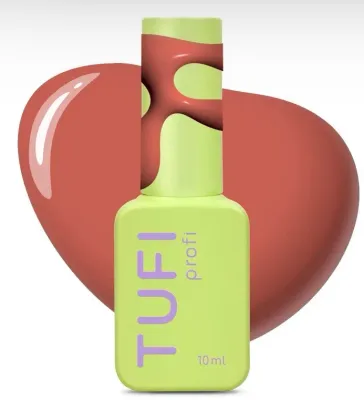 Гель-лак для ногтей Tufi Profi Pantone Collection высокопигментированный, самовыравнивающийся, 10 мл, оттенок 15 - Burnt Sienna