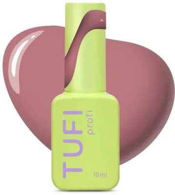 Гель-лак для ногтей Tufi Profi Pantone Collection высокопигментированный, самовыравнивающийся, 10 мл, оттенок 16 - Dusty Rose