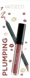 Artdeco Lip Kit набор для губ: блеск для объёма Plumping Lip Fluid 28 Goddess 3 мл и водостойкий карандаш Soft Lip Liner 124 1,2 г — фото 1