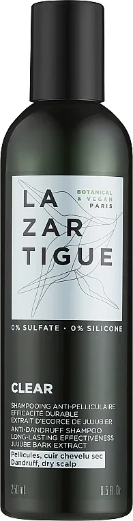 Шампунь Lazartigue Clear против перхоти для сухой кожи головы, без сульфатов, 250 мл