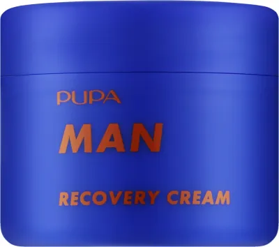 Pupa Man Recovery Cream SOS Cream крем для лица и тела восстанавливающий 50 мл, мужской крем с маслом ши и имбирём для сухой кожи