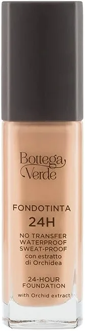 Водостойкий тональный флюид Bottega Verde Waterproof 24-Hour стойкий, 30 мл