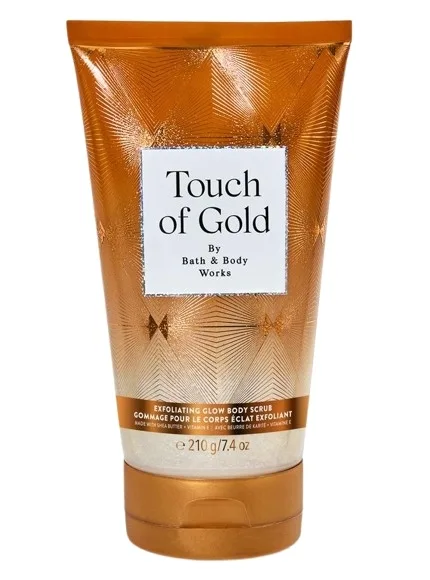 Bath & Body Works Bath & Body Works Touch of Gold Exfoliating Glow Body Scrub - Скраб для тела Bath Body Works Touch of Gold Exfoliating Glow Body Scrub отшелушивающий, для сияния кожи, 210 г