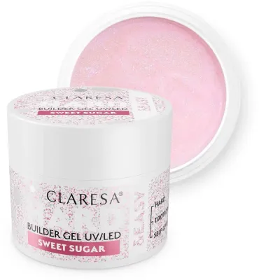 Моделирующий гель для ногтей Claresa Hard Easy Builder Gel UV/LED Sweet Sugar