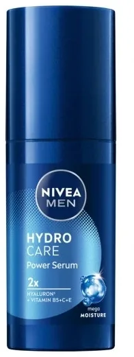 Сыворотка для лица NIVEA MEN Hydro Care Power Serum увлажняющая, мужская, с гиалуроновой кислотой, 30 мл