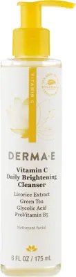 Осветляющий очищающий гель для лица Derma E Ever Tone с ретинолом, бакучиолом и витамином C