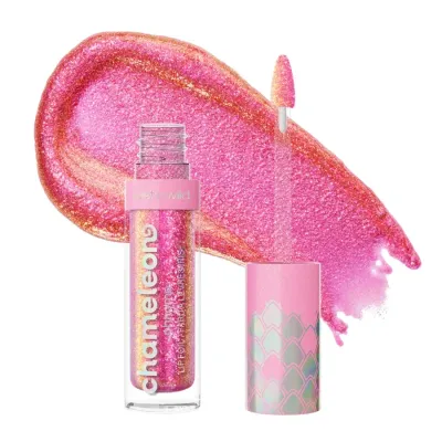 Жидкая помада для губ Wet N Wild Chameleon Chrome Lip Foil, с пигментами, отражающими свет, 3 мл, оттенок Halos Way