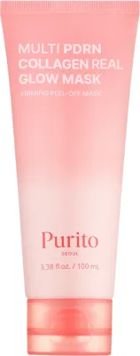 Purito Seoul Multi PDRN Collagen Real Glow Mask маска-плёнка для лица для плотности кожи 100 мл, peel-off, с PDRN и коллагеном, для сияния
