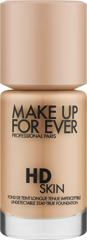 Тональная основа Make Up For Ever HD Skin Foundation полуматовая стойкая, 30 мл
