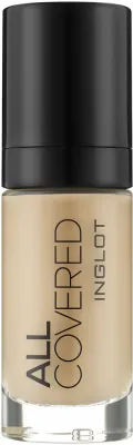 Кремовая тональная основа Inglot All Covered Face Foundation кроющая, 30 мл