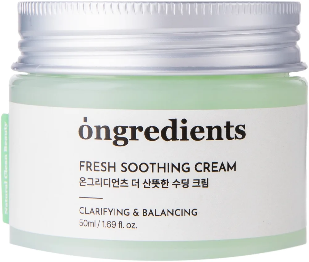 Крем для лица Ongredients Fresh Soothing освежающий успокаивающий 50 мл