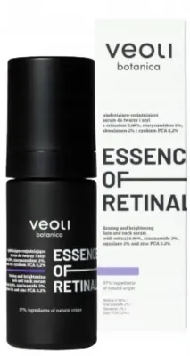 Сыворотка для лица и шеи Veoli Botanica Essence Of Retinal укрепляющая, с ретиналем, 30 мл