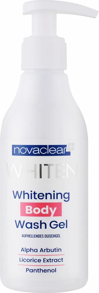 Осветляющий гель для душа Novaclear Whiten против пигментации, 500 мл, уценка