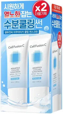 Набор солнцезащитных кремов для лица Cell Fusion C Aquatica SPF 50 2 шт по 35 мл