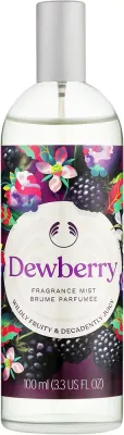The Body Shop Dewberry мист для тела Ежевика 100 мл, парфюмированный спрей для тела, цветочно-фруктовый