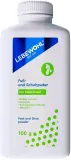 Пудра для ног и обуви Lebewohl Foot And Shoe Powder от запаха, для ежедневного использования, 100 г — фото 1