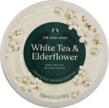 Баттер для тела The Body Shop White Tea and Elderflower Body Butter с белым чаем и чёрной бузиной, 200 мл — фото 1