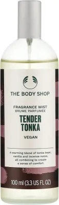 The Body Shop Tender Tonka Fragrance Mist парфюмированный спрей для тела, мист с ароматом бобов тонка и ванили 100 мл