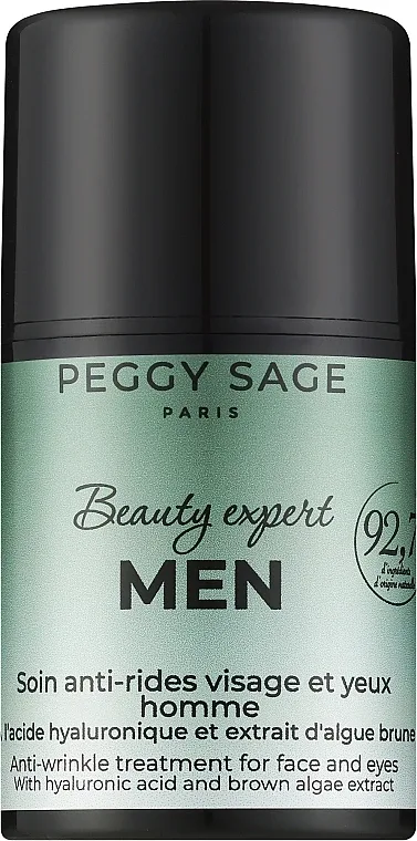 Крем для лица и вокруг глаз Peggy Sage мужской с гиалуроновой кислотой 50 мл