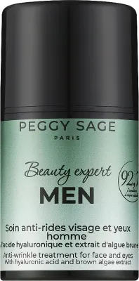 Крем для лица и вокруг глаз Peggy Sage мужской с гиалуроновой кислотой 50 мл