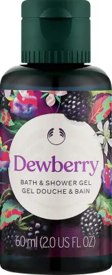 Гель для душа The Body Shop Dewberry Bath и Shower Gel «Ежевика», для ванны и душа, 60 мл