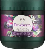 The Body Shop Dewberry йогурт для тела Ежевика 200 мл, лёгкий крем-гель для тела с ягодным ароматом, увлажнение — фото 1