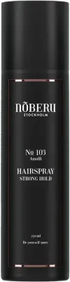 Лак для волос Noberu of Sweden №103 Amalfi Hairspray Strong Hold сильной фиксации, с матовым финишем, 250 мл
