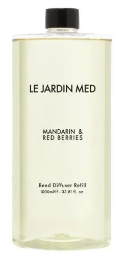 Papoutsanis Le Jardin Med Aroma Diffuser Mandarine & Red Berries Refill - Сменный блок для аромадиффузора Le Jardin Med Mandarine & Red Berries Refill 1000 мл